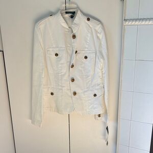 Ralph Lauren White Utility Jacket